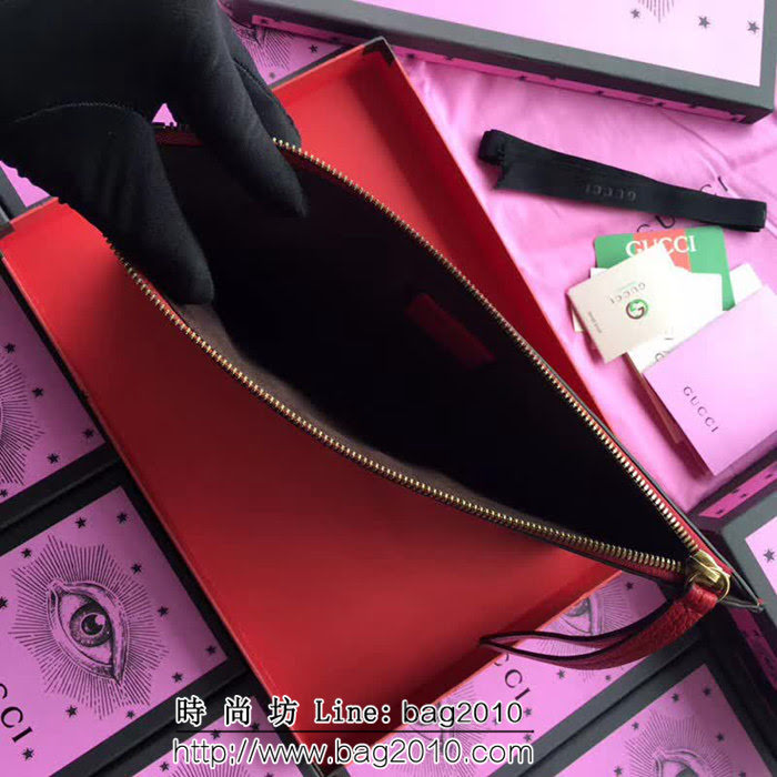 GUCCI古馳 歐洲原單 花卉圖案 手拿包 424900 鳳凰鳥 WTG1565